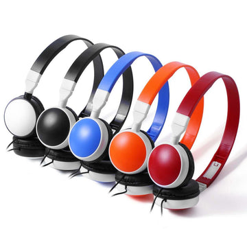 Bulk Headphones Classroom Kids 25 Pack School Multi Colors Headsets